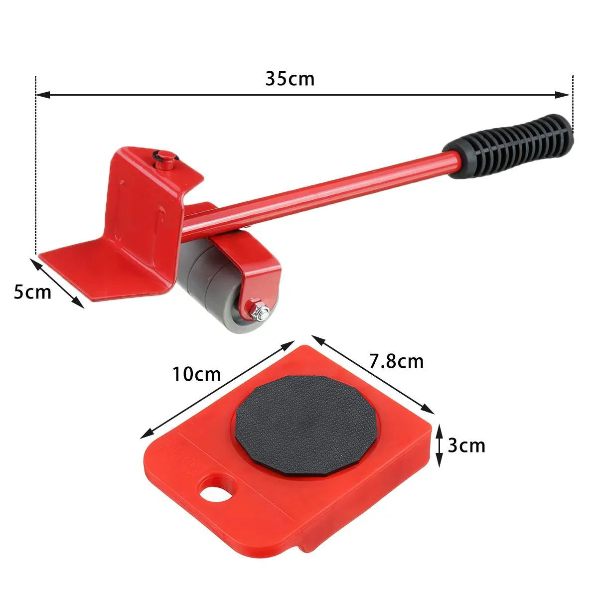 5 in 1, Furniture Lifter Mover Tool Set Furniture Lifting Wheels (5PCS)